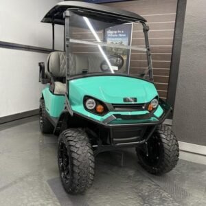 2025 E-Z-GO Express 4 Gas Lifted Ocean Grey